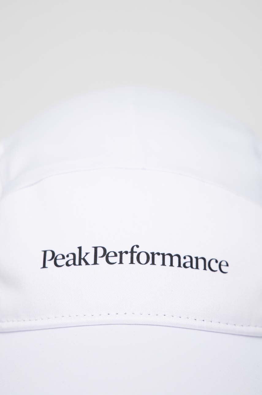 Кепка Peak Performance колір білий з принтом