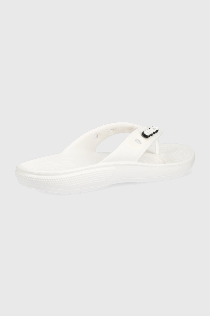 В'єтнамки Crocs колір білий 207713.100-WHITE
