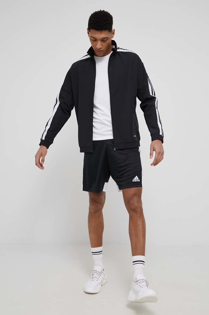 Куртка adidas Performance GK9549 чоловіча колір чорний перехідна