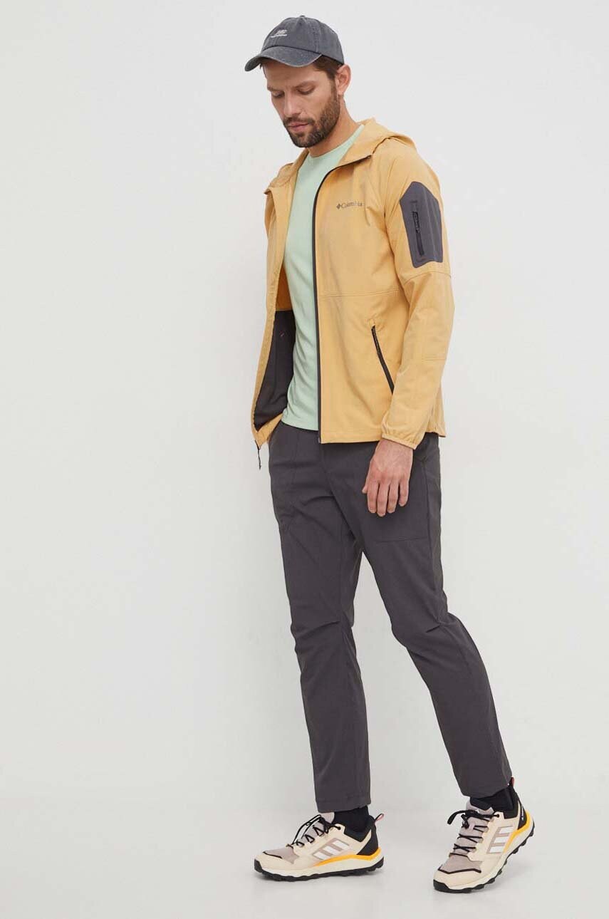 Куртка outdoor Columbia Tall Heights колір чорний перехідна