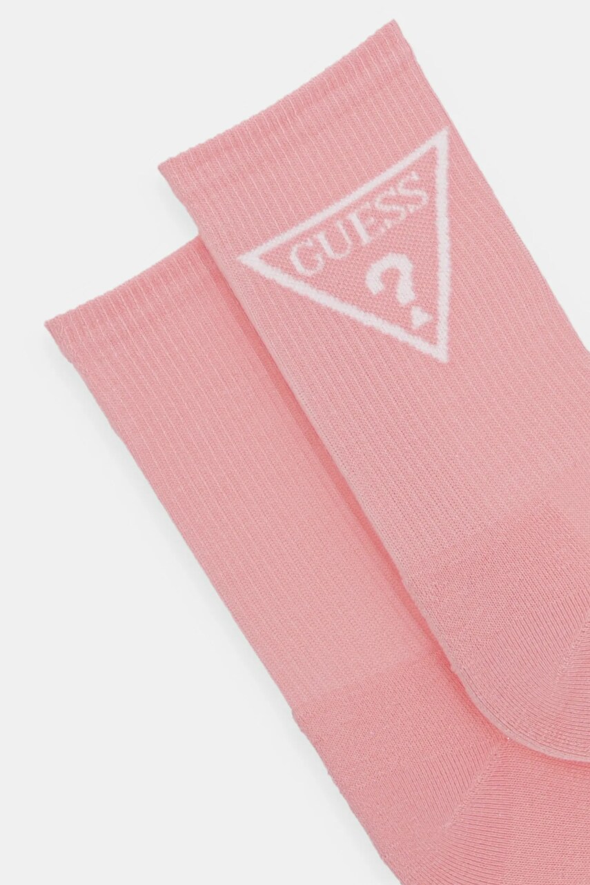 Шкарпетки Guess ELLEN жіночі колір рожевий V2GZ00 ZZ00I