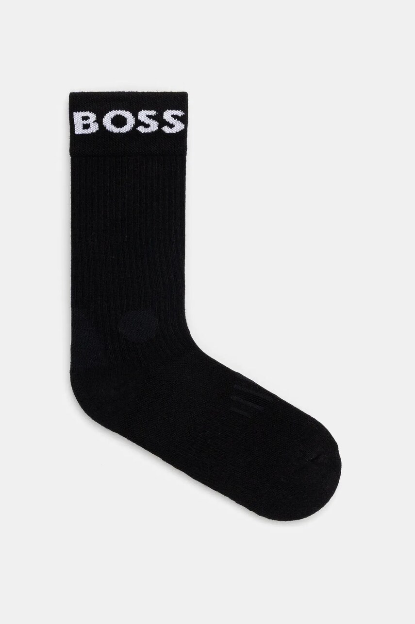 Шкарпетки BOSS 2-pack чоловічі колір чорний 50469747