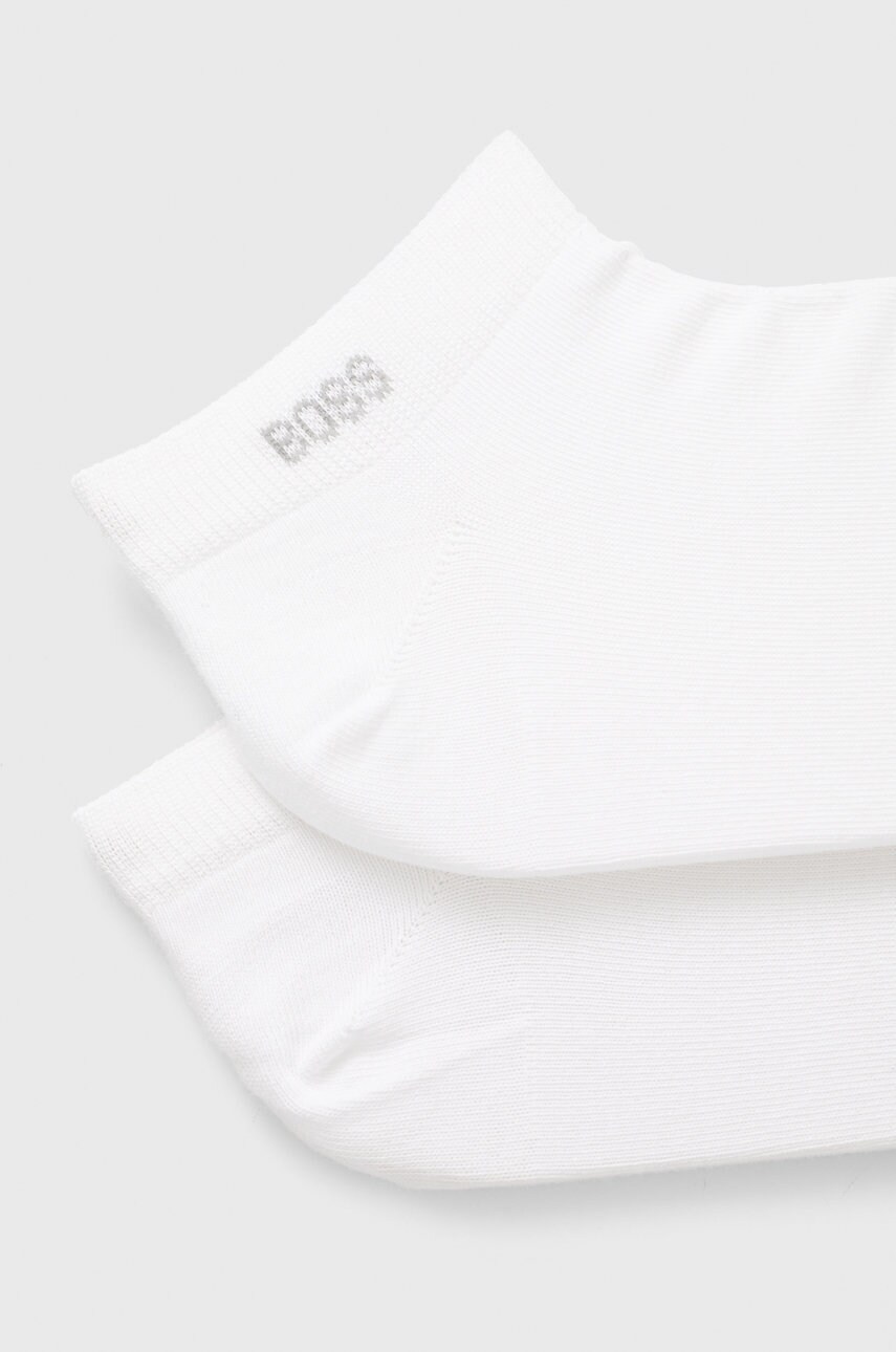 Шкарпетки BOSS (2-pack) чоловічі колір білий