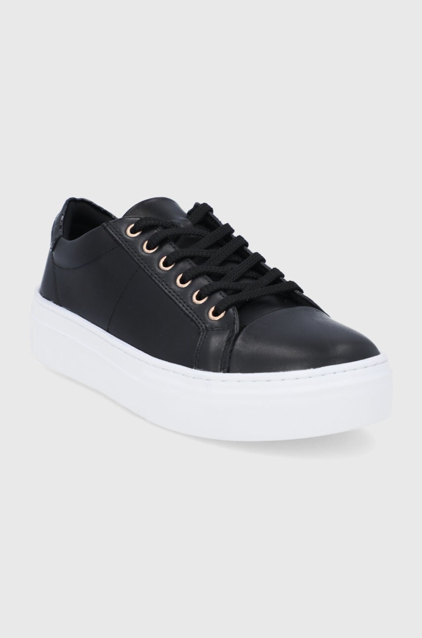 Шкіряні черевики Vagabond Shoemakers Zoe Platform колір чорний