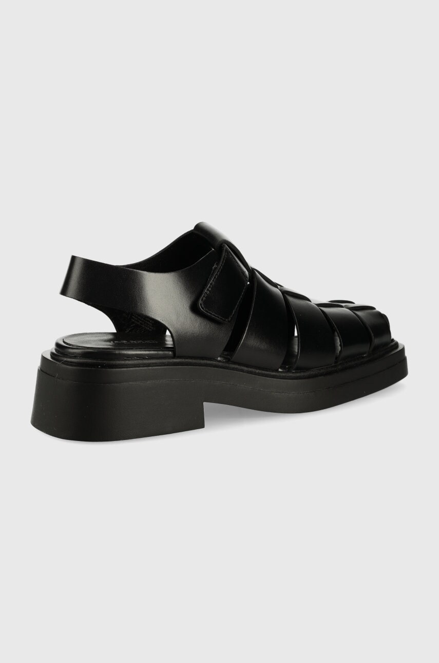 Шкіряні сандалі Vagabond Shoemakers Eyra жіночі колір чорний на платформі