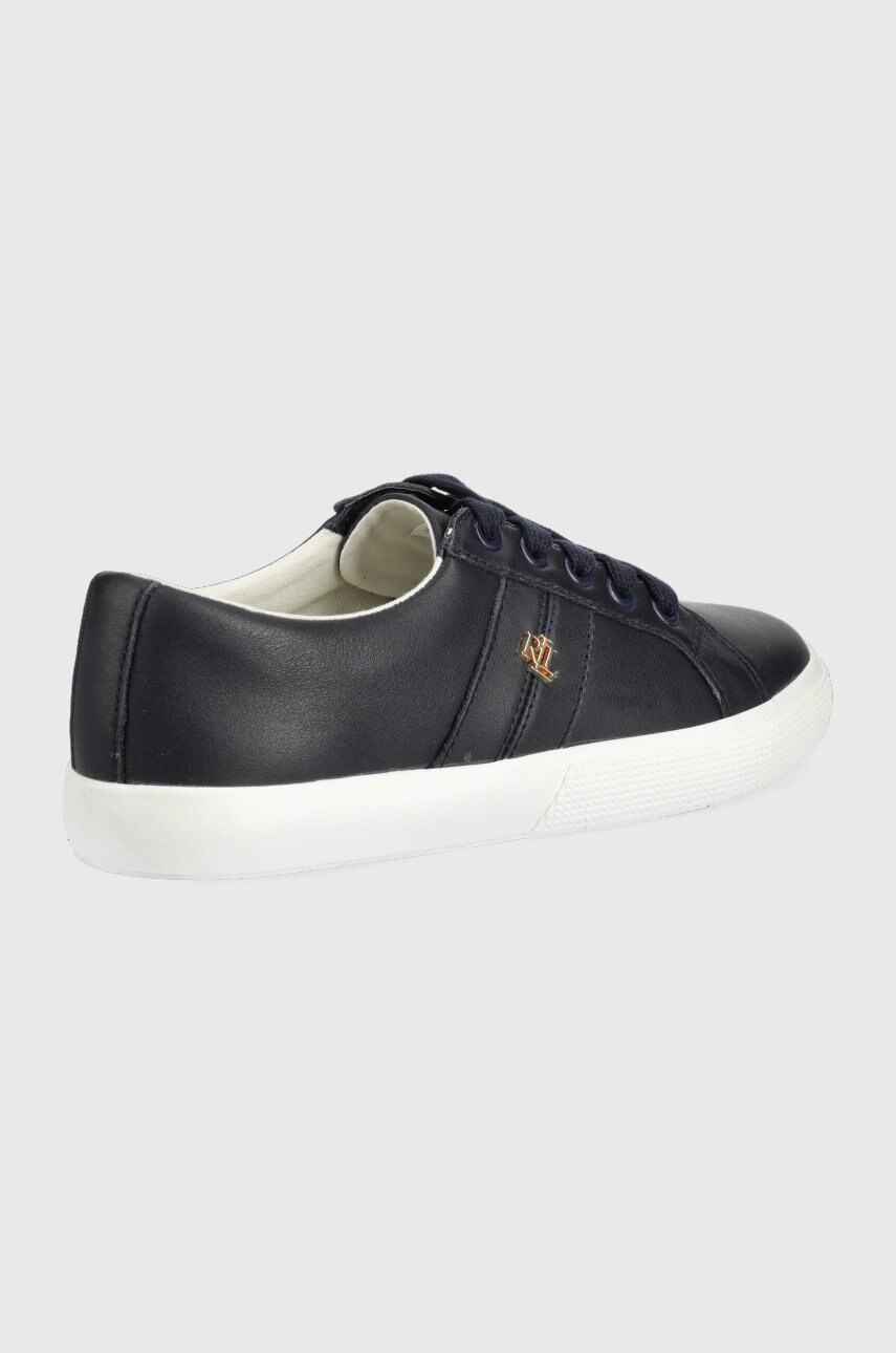 Шкіряні черевики Lauren Ralph Lauren Janson II колір синій 802849533001