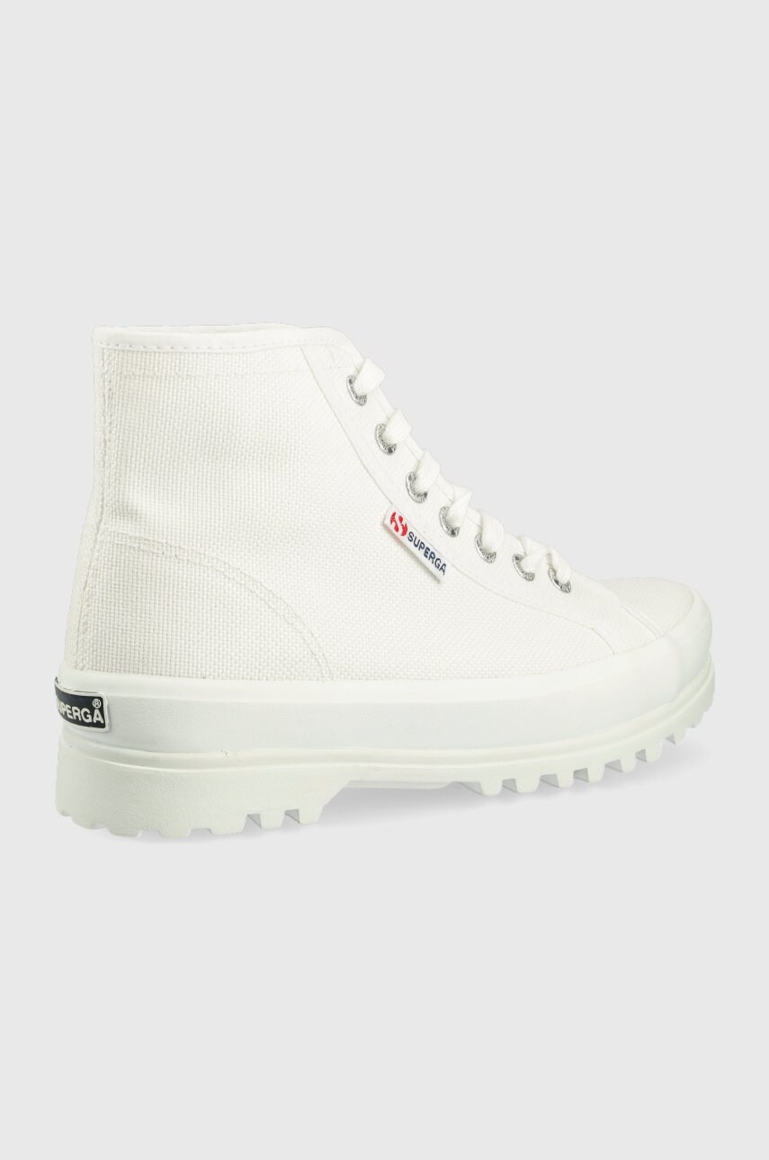 Кеди Superga жіночі колір білий