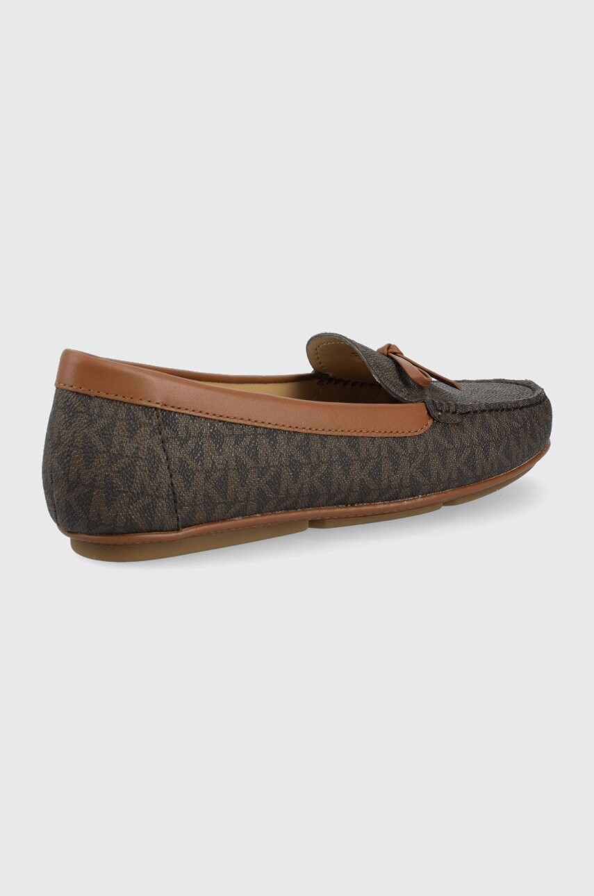 Мокасини MICHAEL Michael Kors Juliette Moc жіночі колір коричневий на плоскому ходу