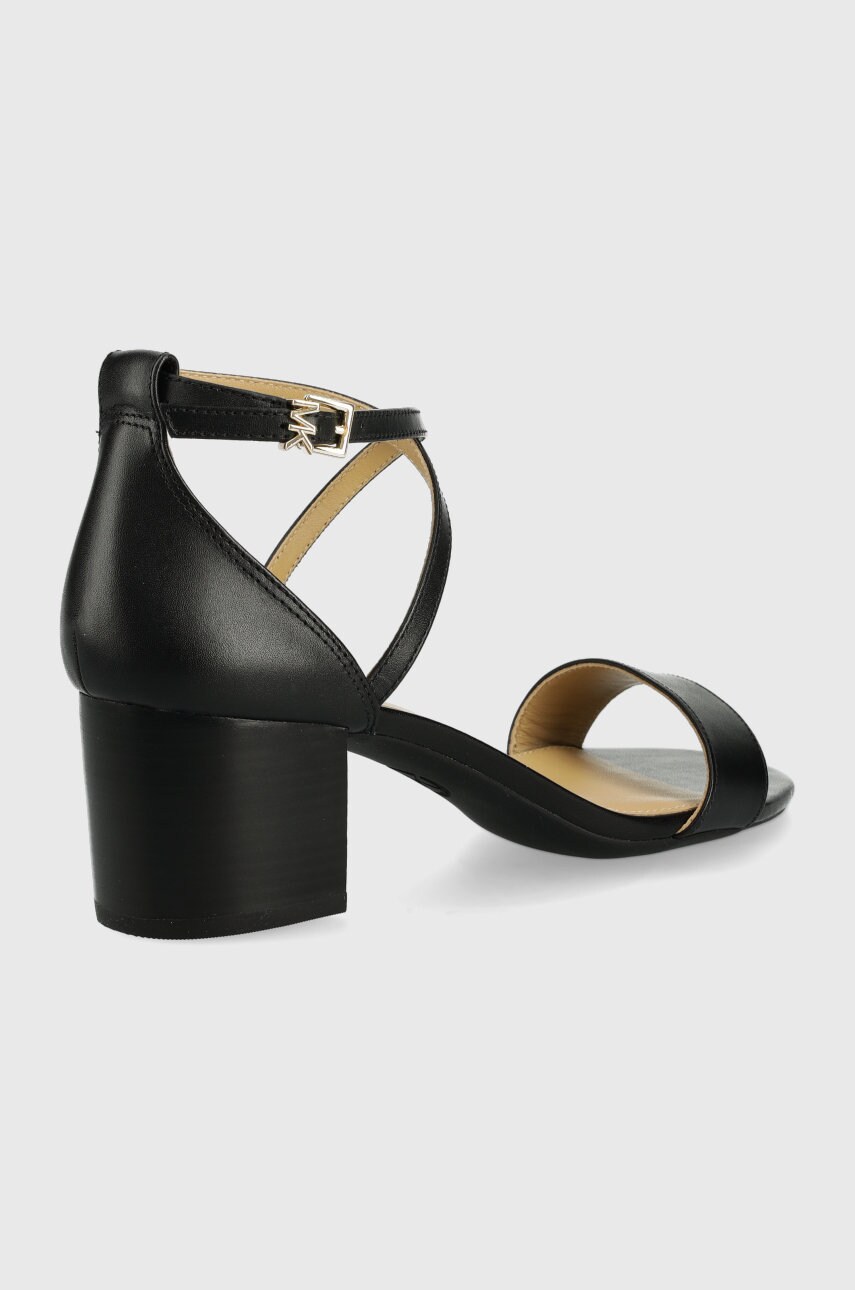 Шкіряні сандалі MICHAEL Michael Kors Serena Flex Sandal колір чорний
