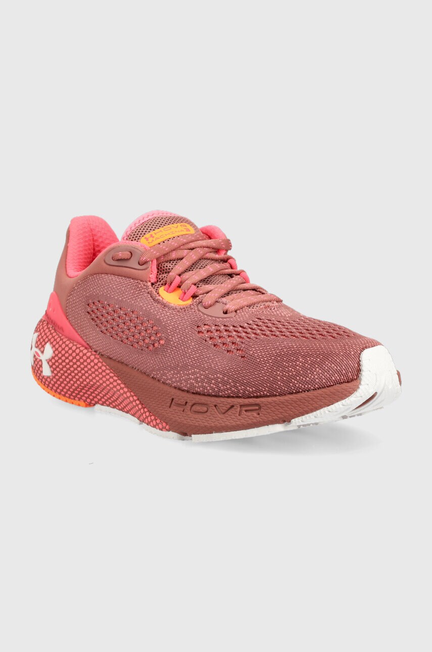 Бігові кросівки Under Armour Hovr Machina 3 колір рожевий