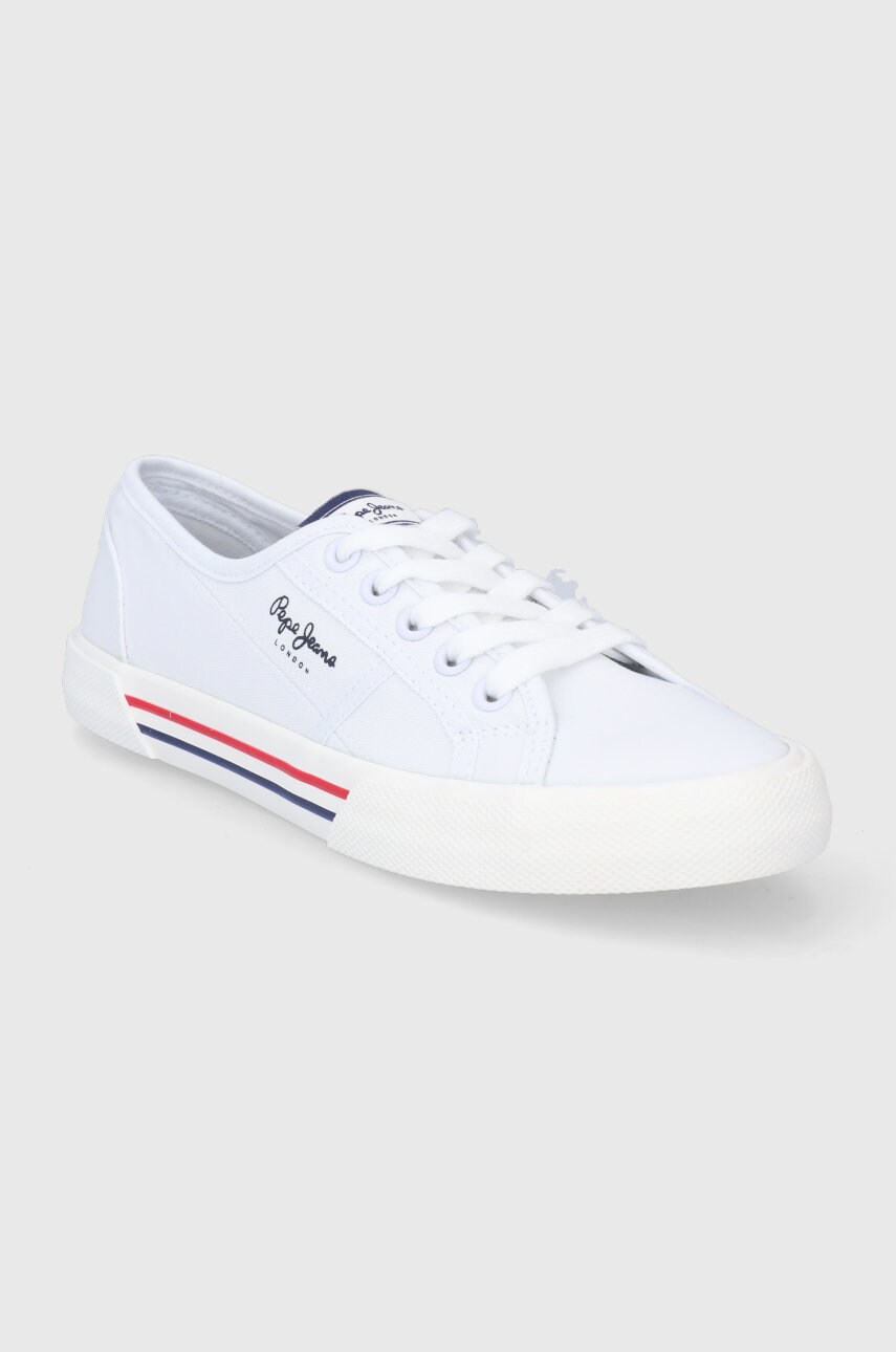 Кеди Pepe Jeans Brady W Basic жіночі колір білий