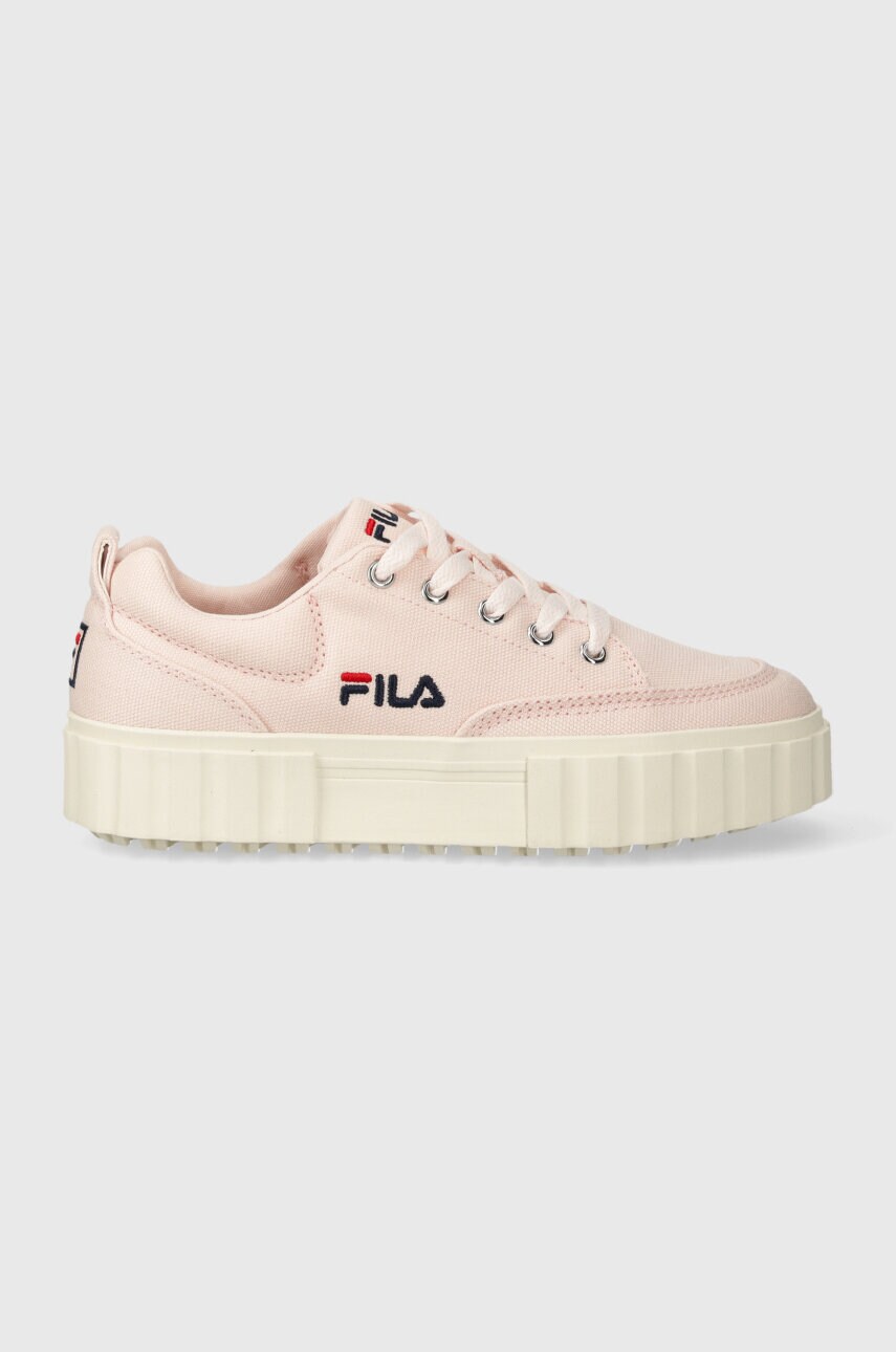 Кеди Fila Sandblast жіночі колір рожевий