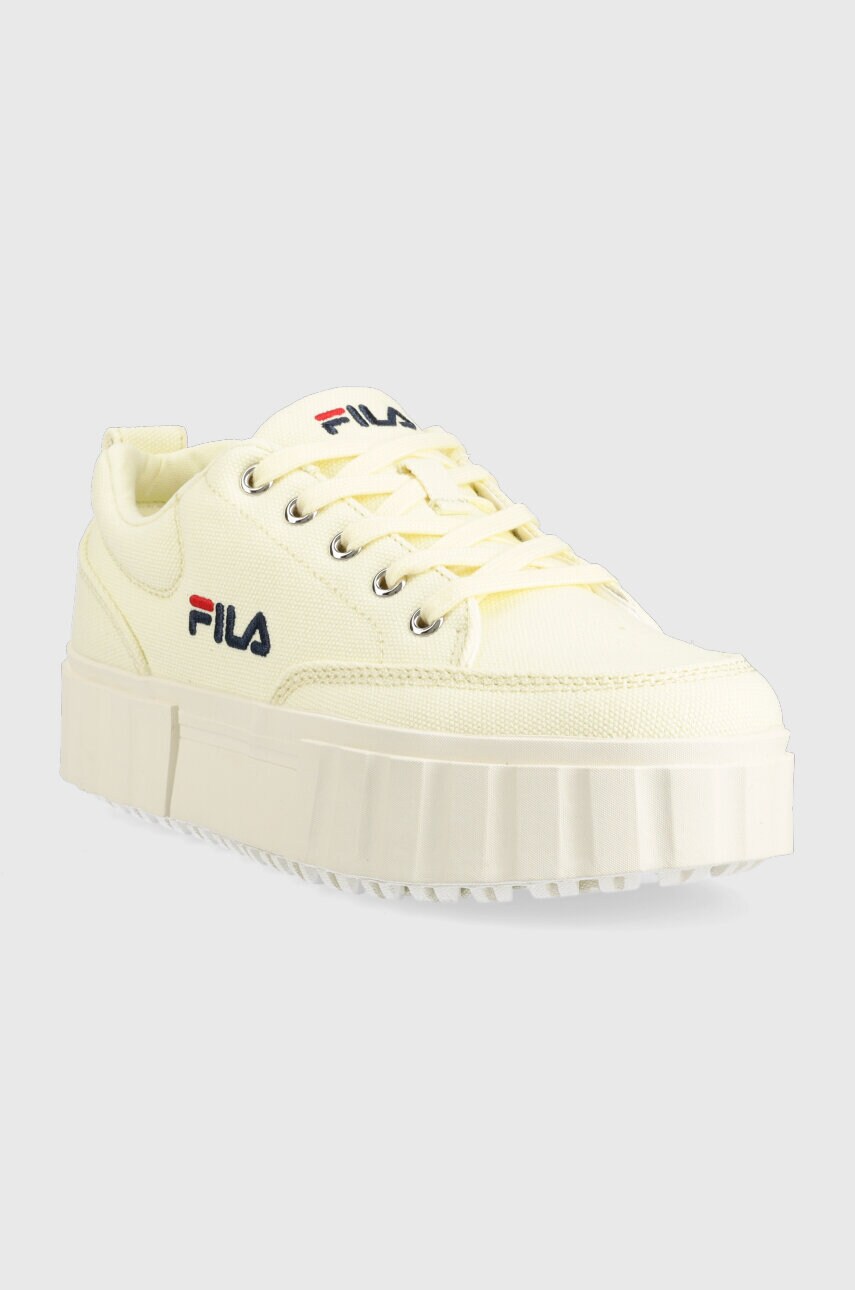 Кеди Fila Sandblast жіночі колір жовтий