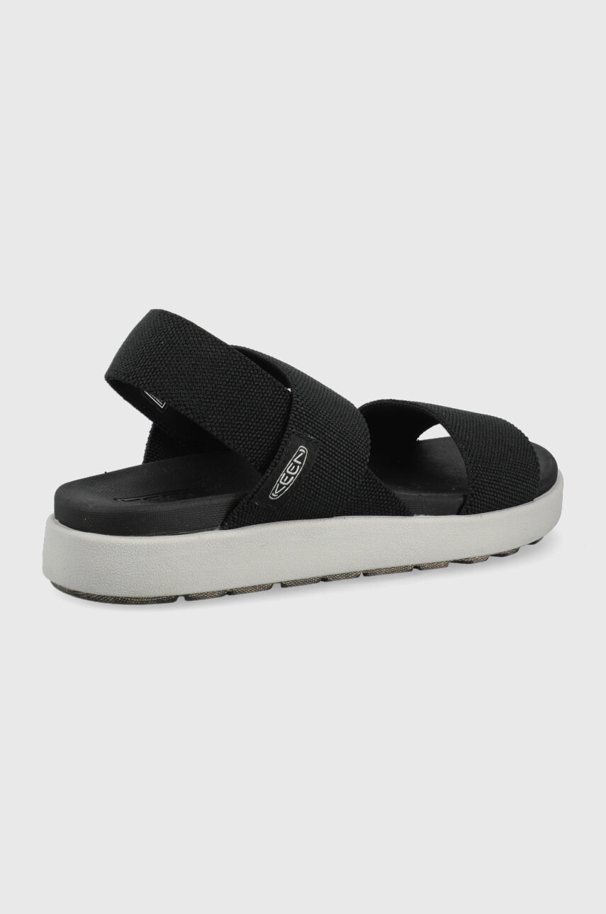 Сандалі Keen Elle Backstrap жіночі колір чорний на платформі 1022620-BLACK