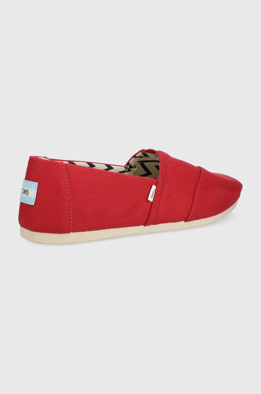 Еспадрилі Toms Alpargata колір червоний