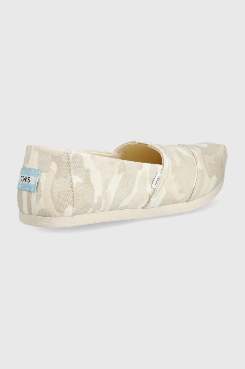 Еспадрилі Toms Alpargata колір бежевий