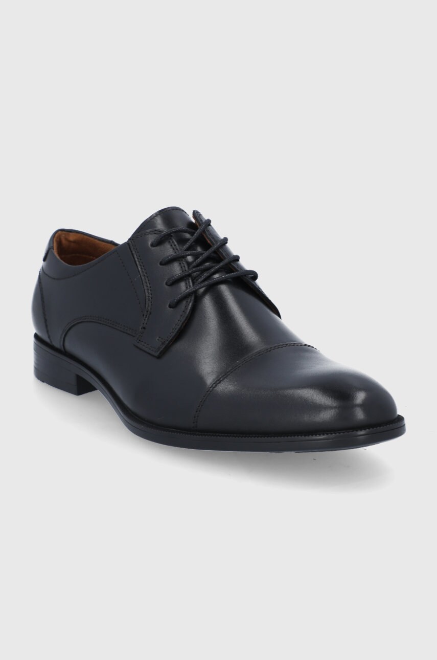 Шкіряні туфлі Aldo Cortleyflex чоловічі колір чорний