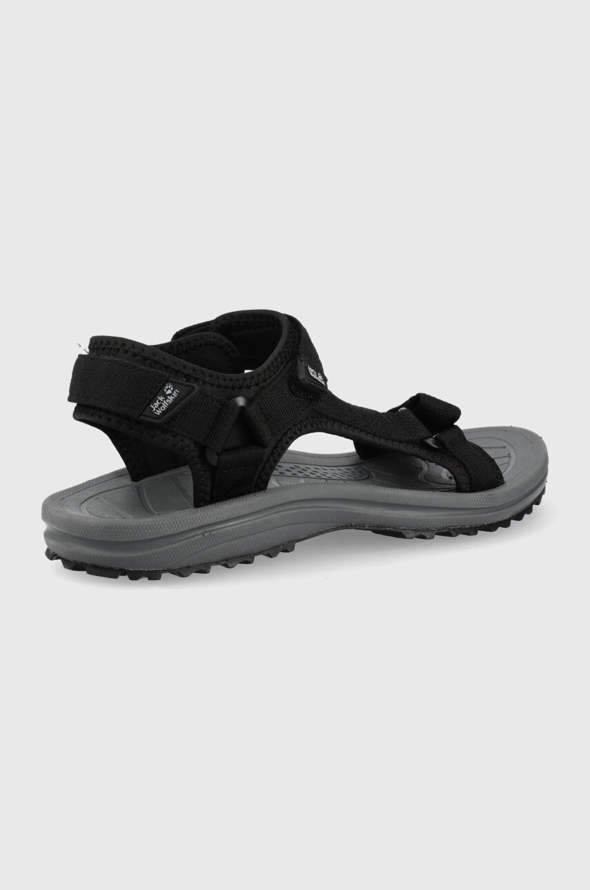 Сандалі Jack Wolfskin Wave Breaker чоловічі колір чорний