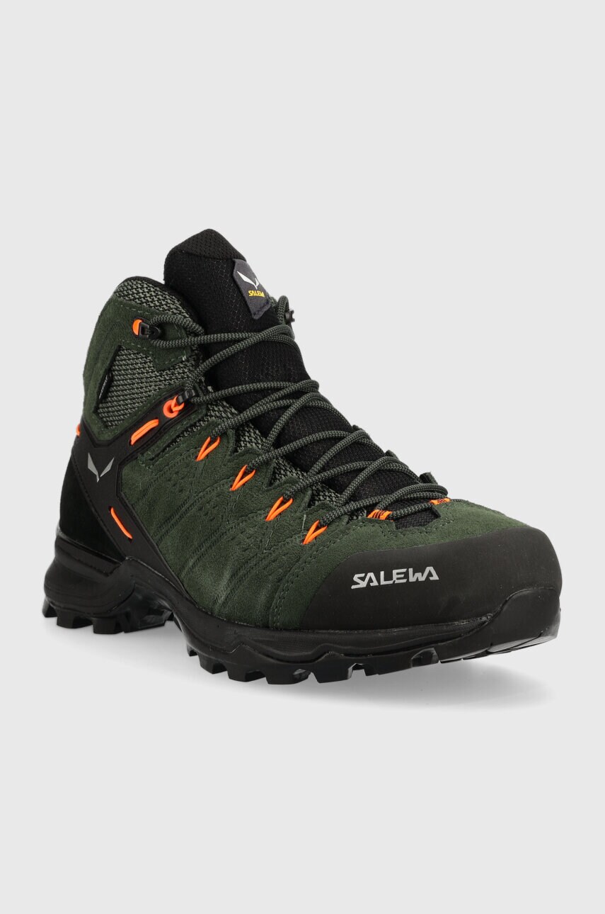Черевики Salewa Alp Mate Mid чоловічі колір зелений утеплені