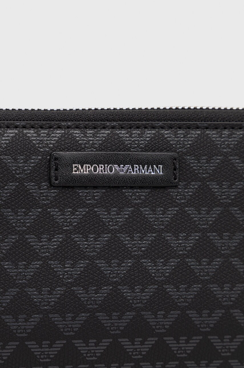 Гаманець Emporio Armani жіночий колір чорний