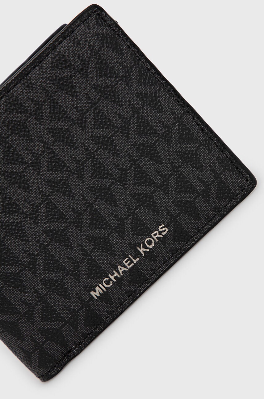 Гаманець Michael Kors чоловічий колір чорний