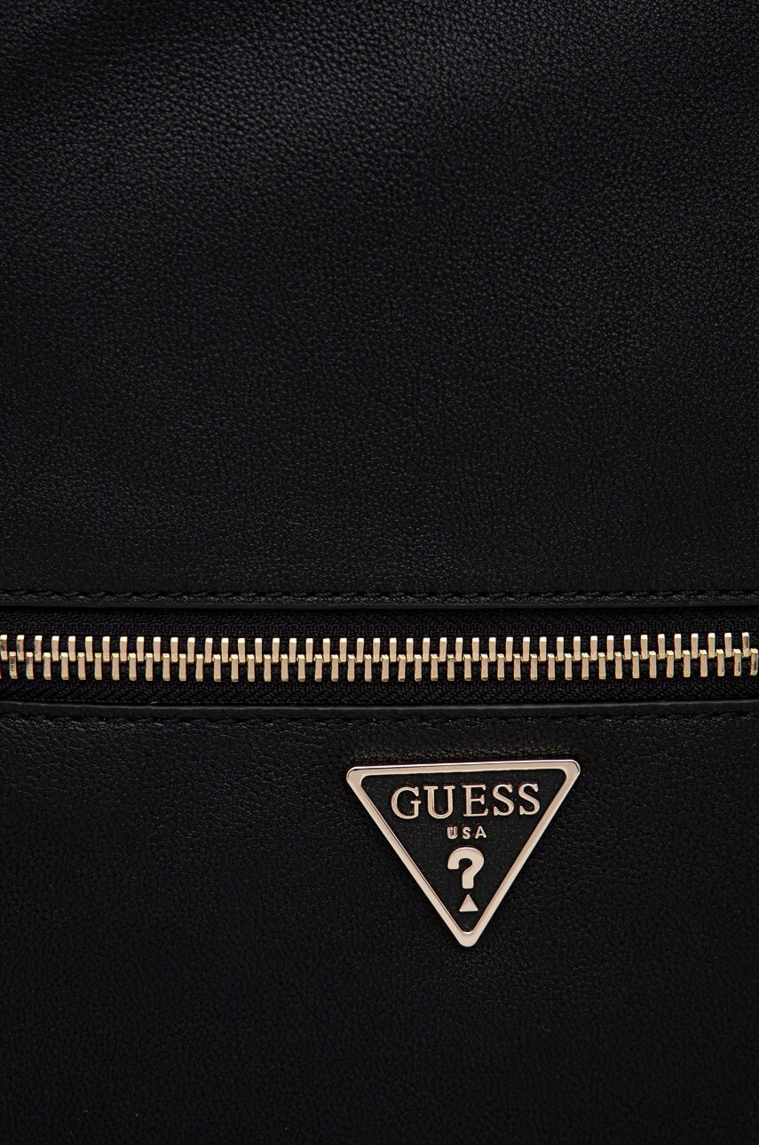 Рюкзак Guess жіночий колір чорний великий гладкий