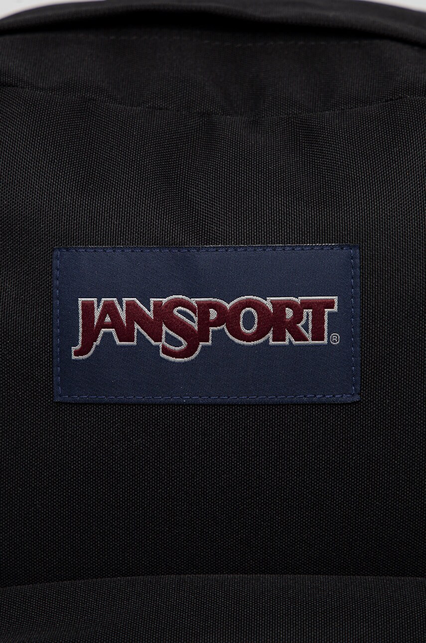 Рюкзак Jansport колір чорний великий з аплікацією