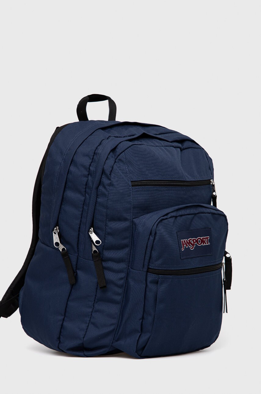 Рюкзак Jansport колір синій великий з аплікацією