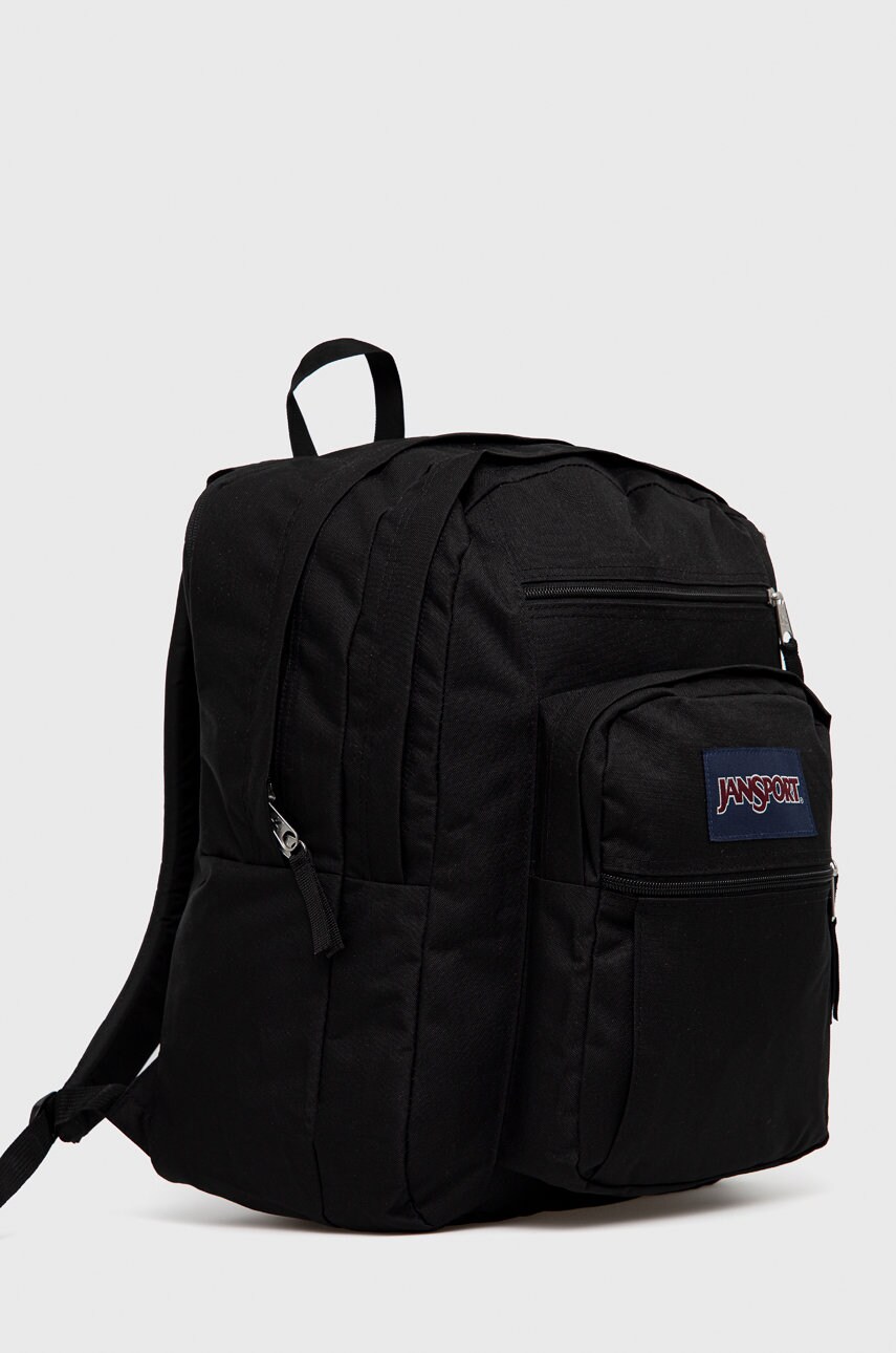 Рюкзак Jansport колір чорний великий з аплікацією