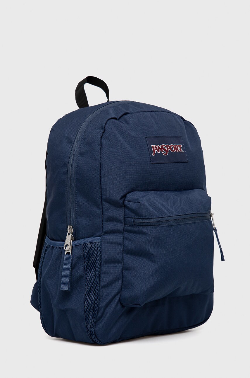 Рюкзак Jansport колір синій великий однотонний