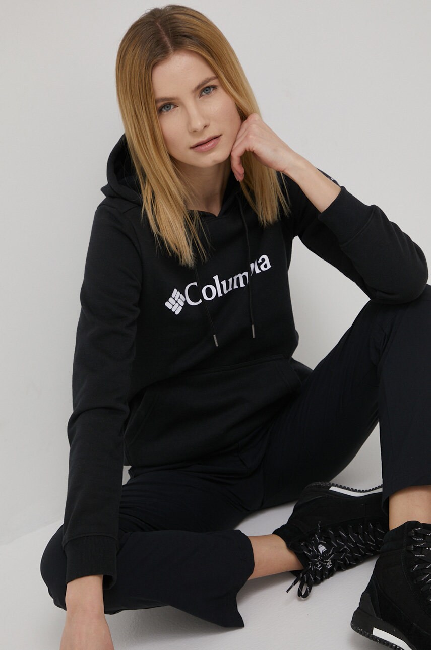 Штани outdoor Columbia жіночі колір чорний