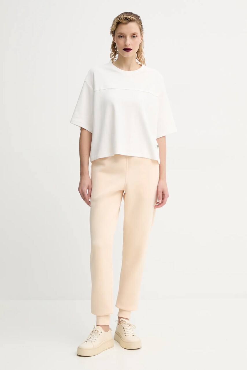 Спортивні штани G-Star Raw колір білий однотонні D21320-C235