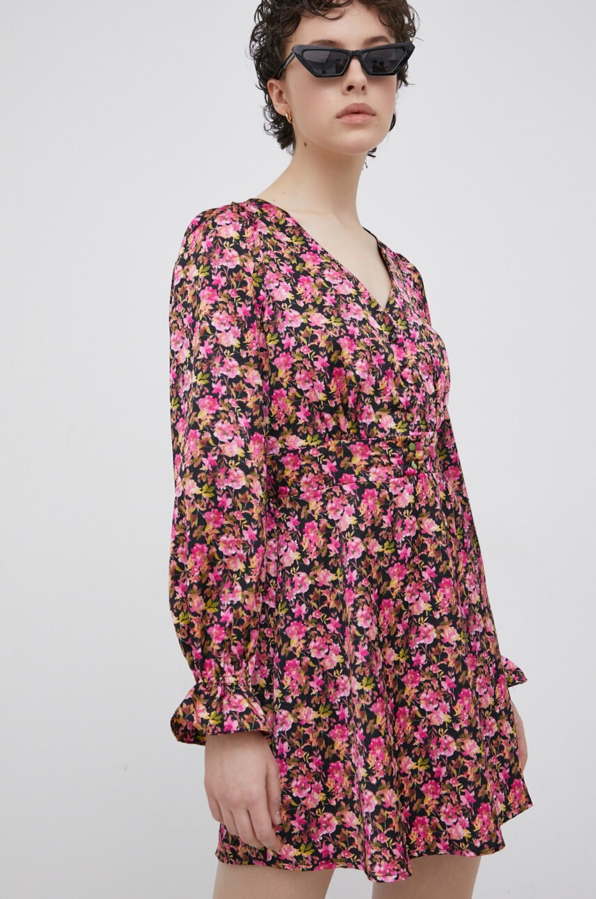 Сукня Vero Moda колір рожевий mini розкльошена