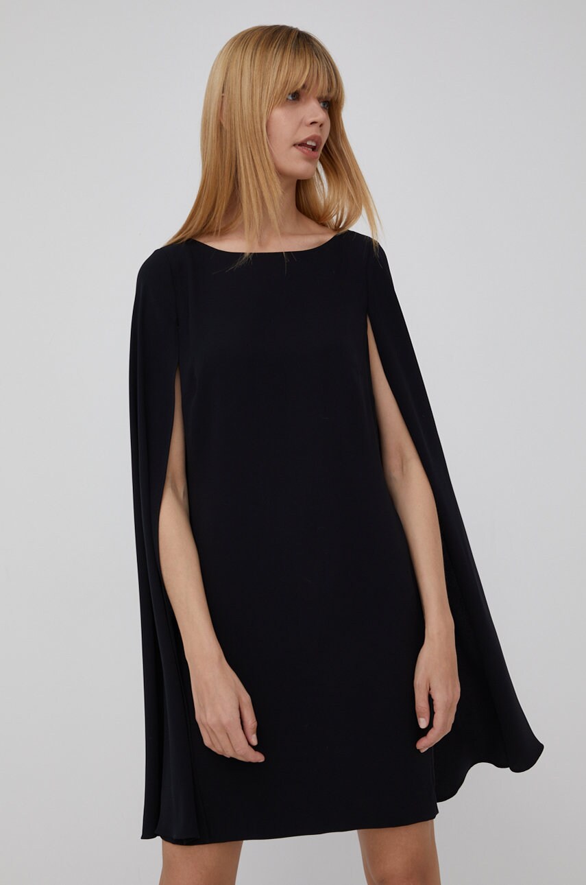 Сукня Lauren Ralph Lauren колір чорний mini облягаюча