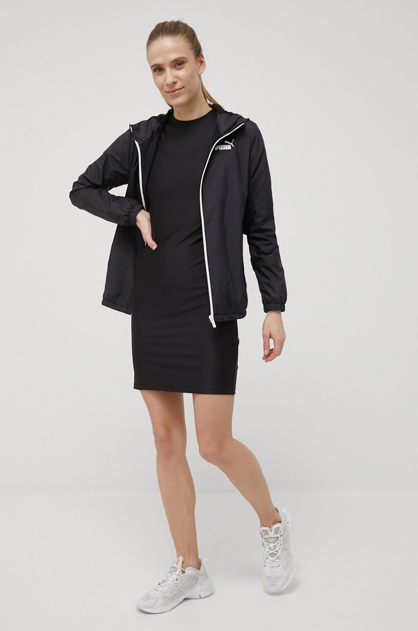 Сукня Puma Crystal G. 535069 колір чорний mini облягаюча