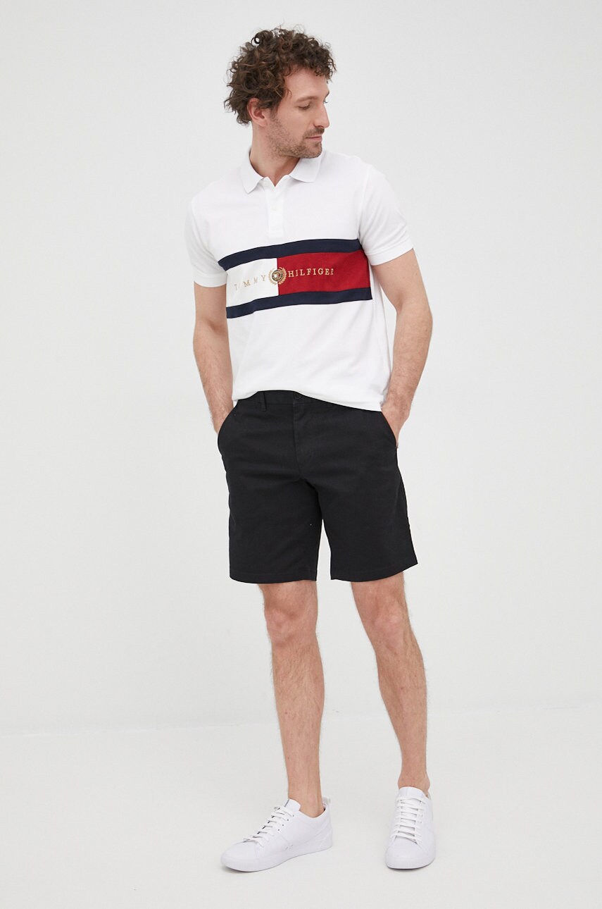 Шорти Tommy Hilfiger Brooklyn 1985 чоловічі колір чорний