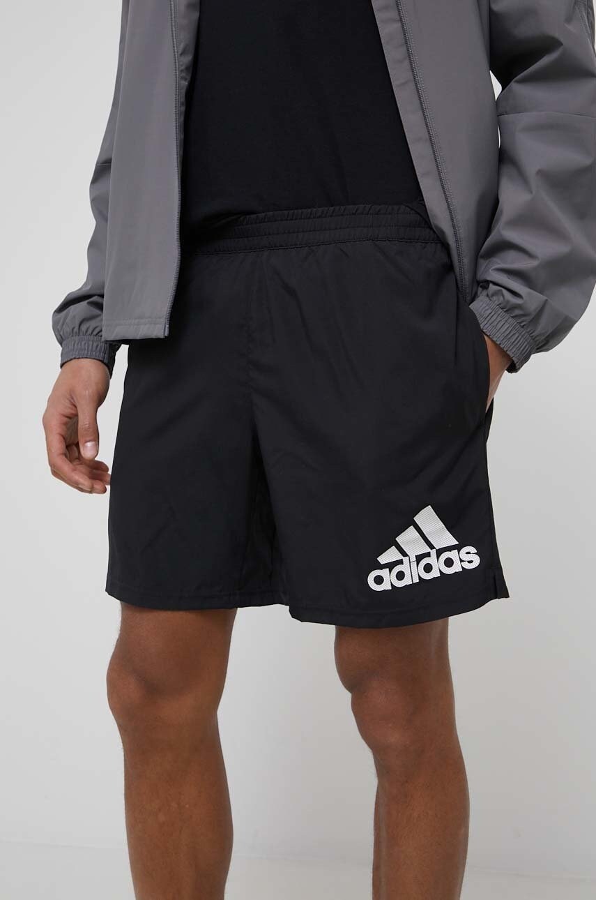 Шорти для бігу adidas Performance H59883 чоловічі колір чорний