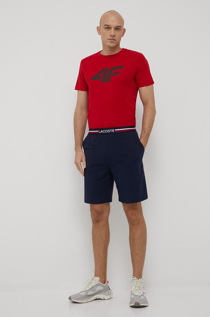Шорти Lacoste чоловічі колір синій меланж