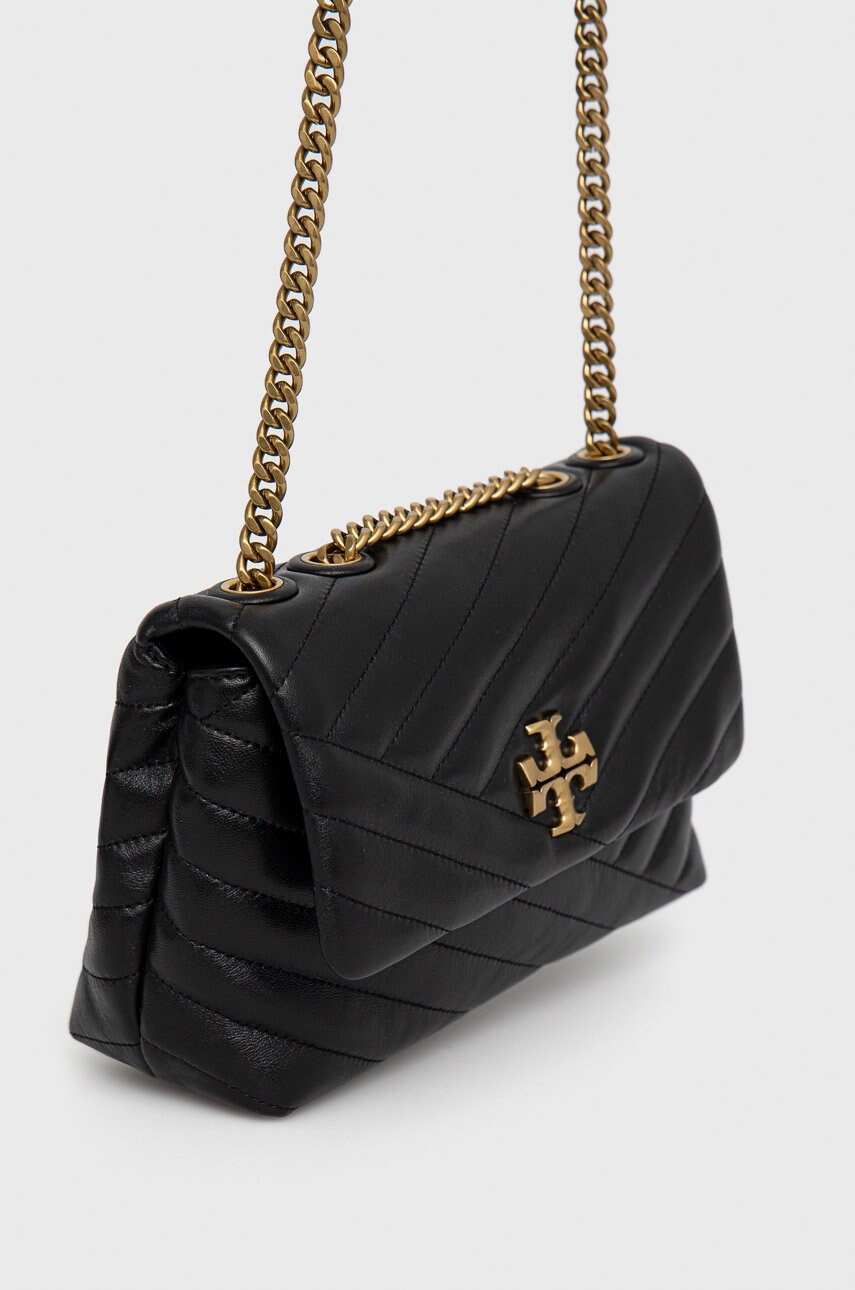 Шкіряна сумочка Tory Burch колір чорний