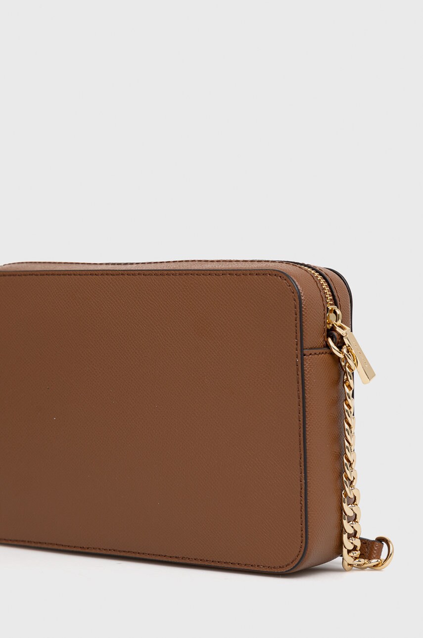 Шкіряна сумочка MICHAEL Michael Kors колір коричневий