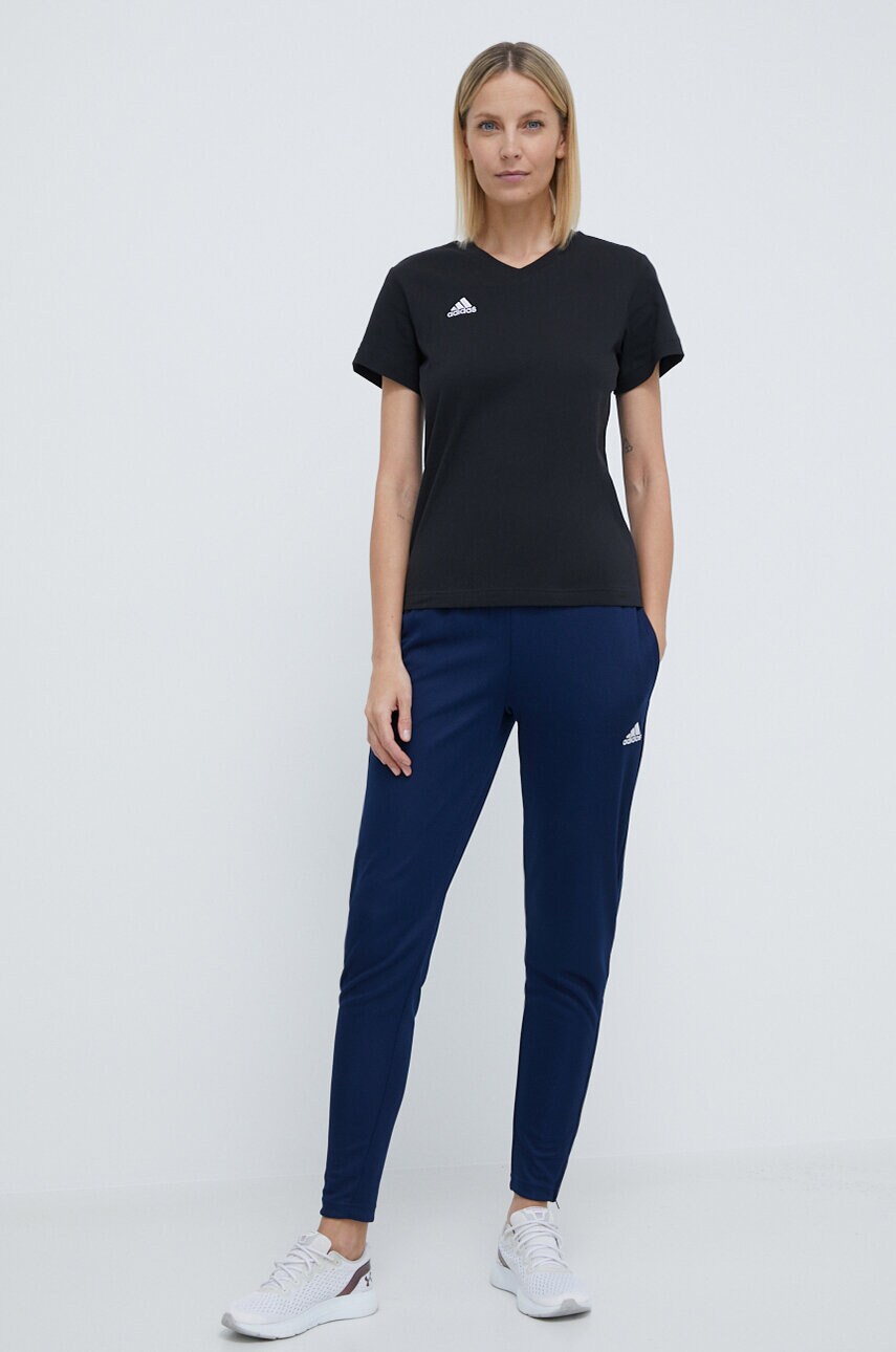 Бавовняна футболка adidas Performance HC0438 колір чорний
