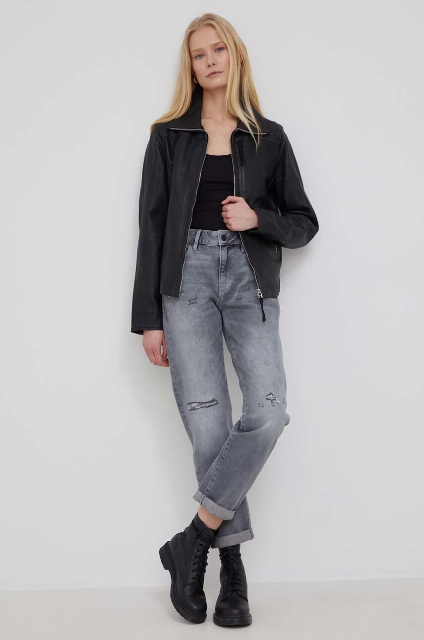 Топ G-Star Raw жіночий колір чорний
