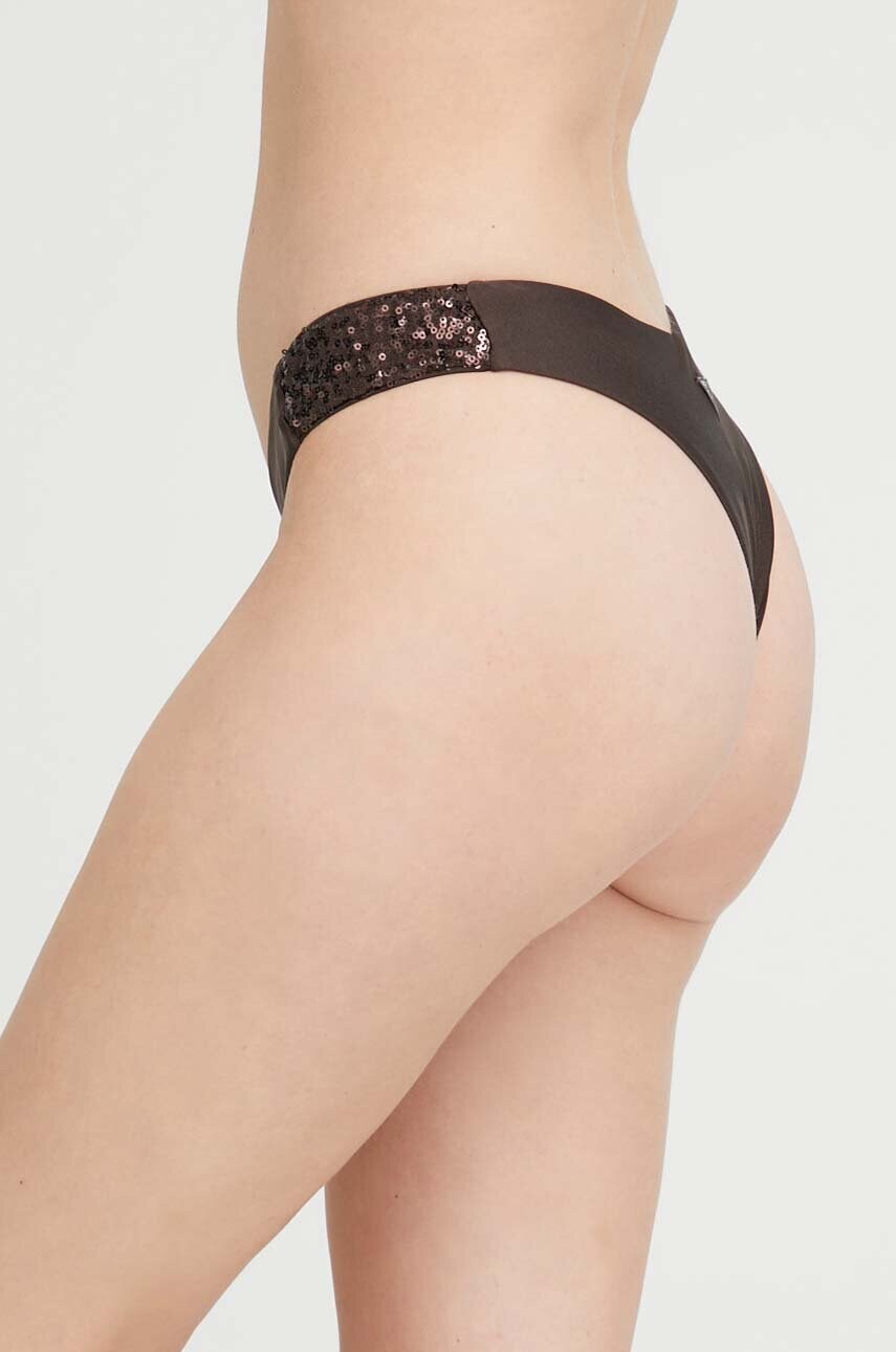 Купальні труси Guess колір коричневий