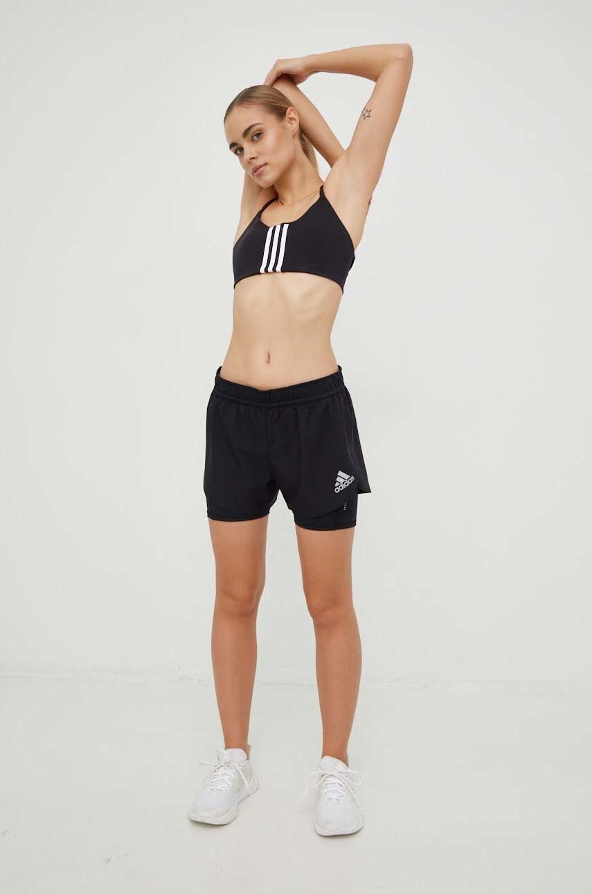 Спортивний бюстгальтер adidas Performance Aeroimpact колір чорний