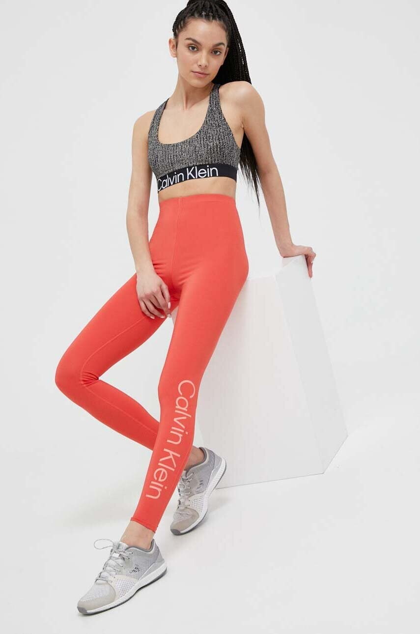 Спортивний бюстгальтер Calvin Klein Performance Effect колір чорний візерунок
