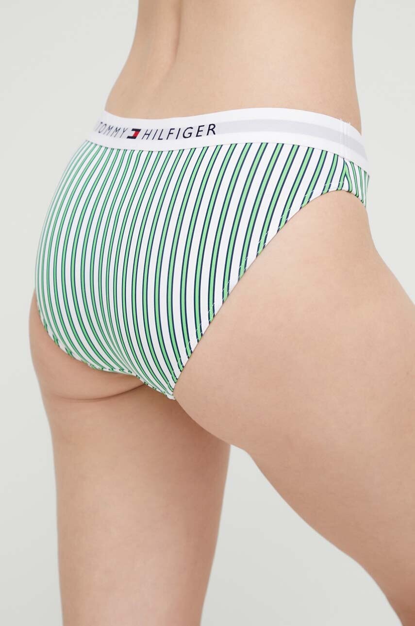 Купальні труси Tommy Hilfiger колір зелений м'яка чашечка