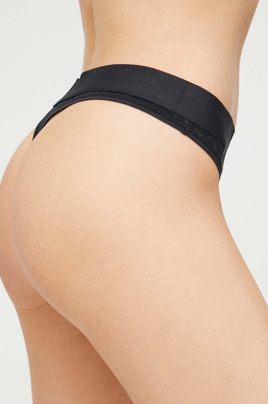 Стринги Calvin Klein Underwear колір чорний