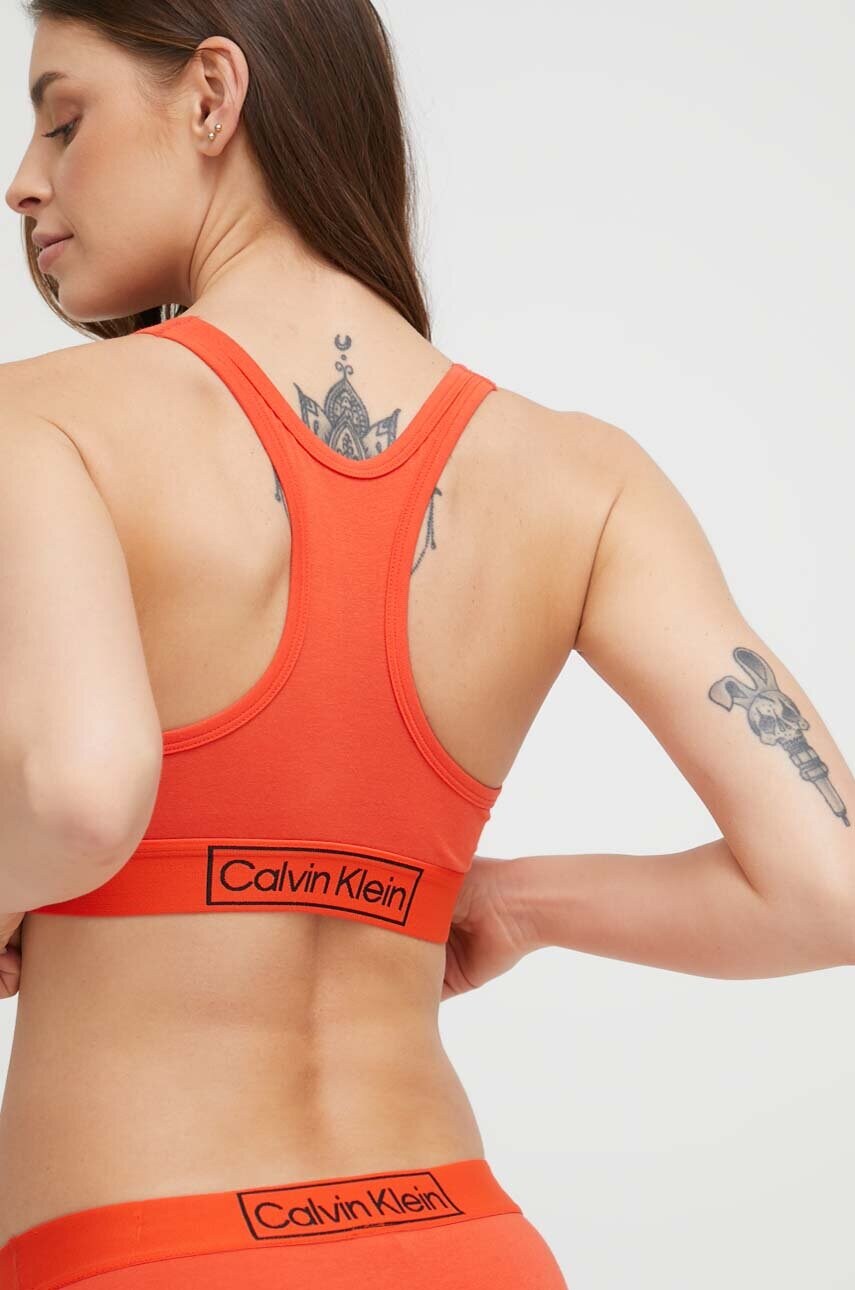 Бюстгальтер Calvin Klein Underwear колір червоний однотонний