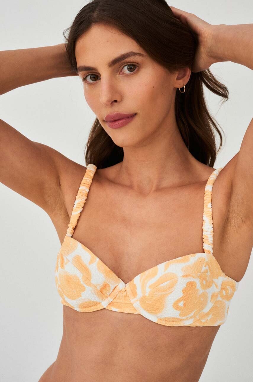 Купальний бюстгальтер Undress Code Olympia колір жовтий