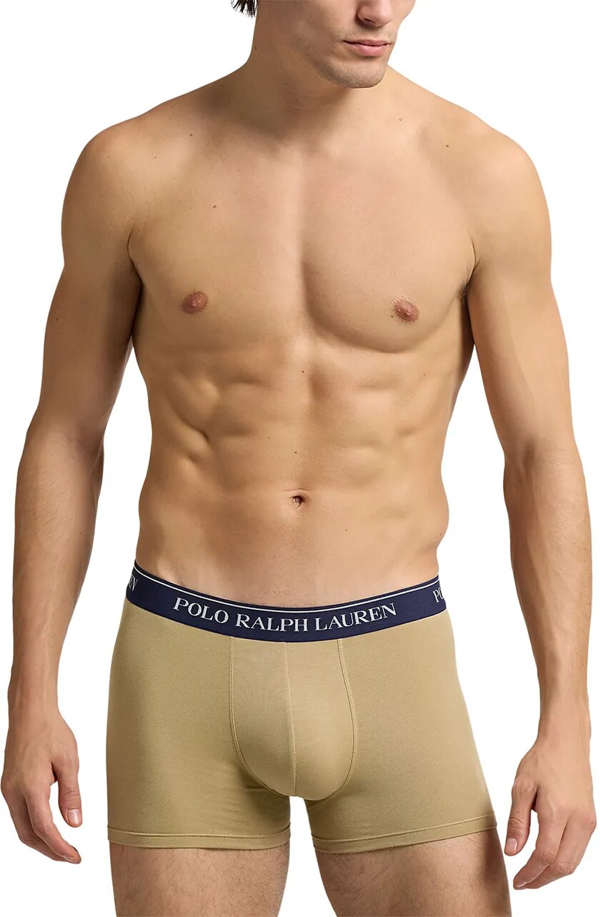 Боксери Polo Ralph Lauren 3-pack чоловічі колір бежевий 714830299